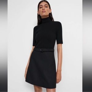 Theory Knit Wool Dress. Medium.